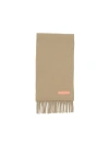 ACNE STUDIOS LOGO FRINGE SCARF