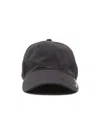 Acne Studios Logo Hat In Black