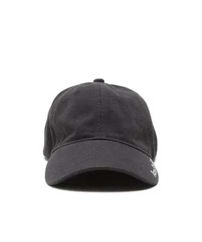Acne Studios Logo Hat In Black
