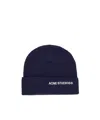 Acne Studios Logo Hat In Black
