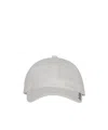 Acne Studios Logo Hat In Gray