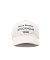 Acne Studios Logo Hat In White