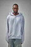 Acne Studios Melange Hoodie Logo Ci0159co R 92h In Gray