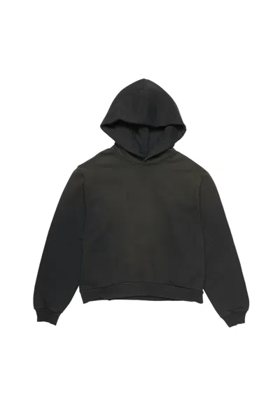 Acne Studios Logo Hooded Sweater In Black