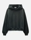 Acne Studios Logo Hooded Sweater In Black