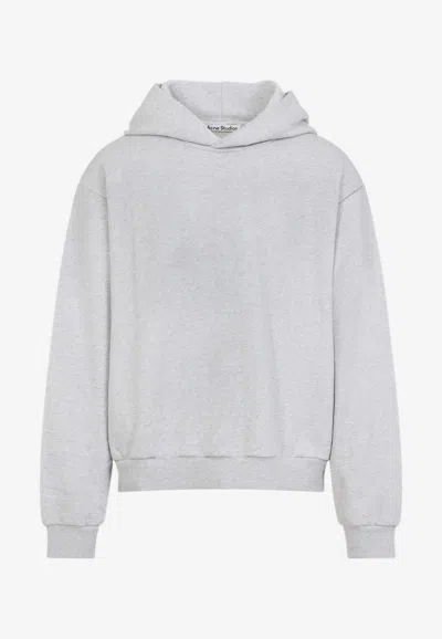 Acne Studios Melange Hoodie Logo Ci0159co R 92h In White