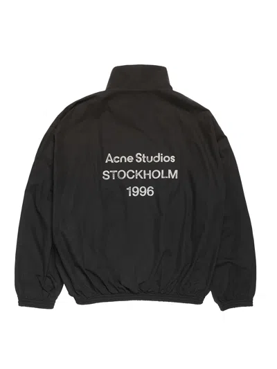 Acne Studios Logo Jacket In Black
