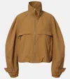 Acne Studios Logo Jacket In Brown