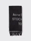 Acne Studios Logo Jacquard Scarf In Multi