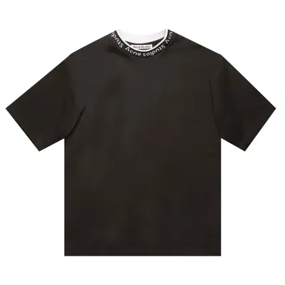Pre-owned Acne Studios Logo Jacquard T-shirt 'black' | Men's Size S