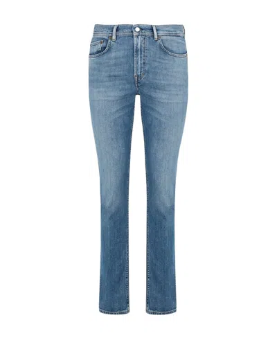 Acne Studios North Mid-rise Jeans In Blue