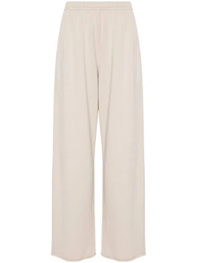 Acne Studios Logo-lettering Track Pants In Grey