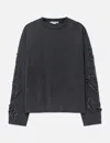 Acne Studios Gray Logo Long Sleeve T-shirt