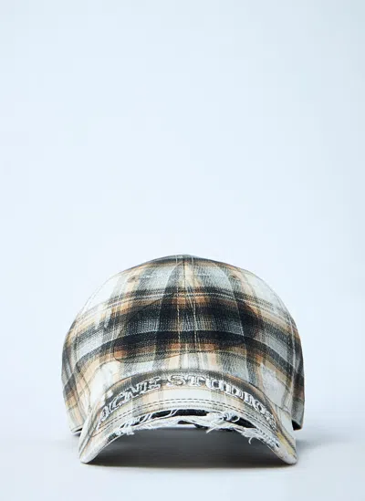 Acne Studios Logo Motif Baseball Cap In Sand