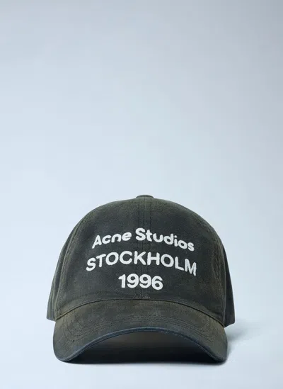 ACNE STUDIOS LOGO MOTIF BASEBALL CAP