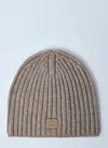 Acne Studios Men Logo Motif Beanie Hat In Grey
