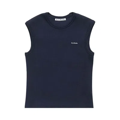 Pre-owned Acne Studios Logo Muscle T-shirt 'navy' | Blue | Men's Size S