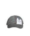 Acne Studios Logo Patch Cap In Green