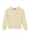 Acne Studios Logo-patch Cotton Sweatshirt In Nude