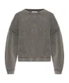 Acne Studios Man Black Sweatshirts In Gray
