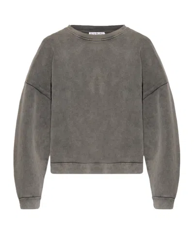 ACNE STUDIOS ACNE STUDIOS LOGO PATCH CREWNECK SWEATSHIRT