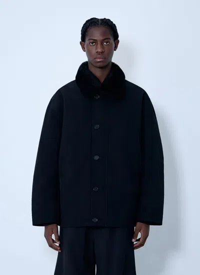 Acne Studios Logo Patch Jacket In Black