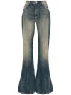 Acne Studios High-rise Bootcut Jeans In 蓝色