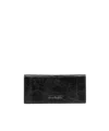 Acne Studios Logo-patch Leather Wallet In Black