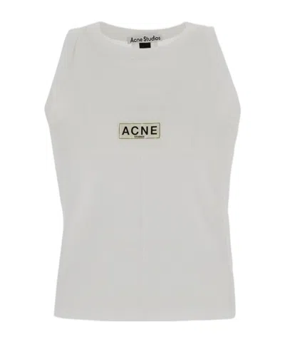 Acne Studios Ebot Tech Tank Top In White