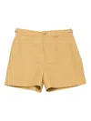 Acne Studios Logo-patch Shorts In Neutral