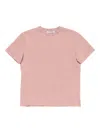 Acne Studios Logo-patch T-shirt In Pink