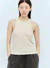 Acne Studios Logo Patch Tank Top In Pink
