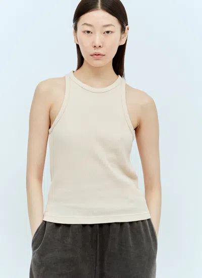 Acne Studios Logo Patch Tank Top In Black