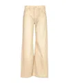 Acne Studios 2021f Traffic Sand Trousers Beige In Neutral