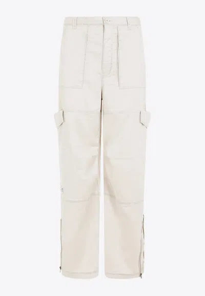 Acne Studios Blue 1981m Jeans In Beige