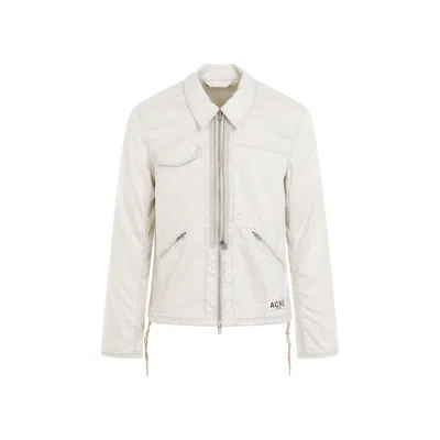 Acne Studios Polyester Jacket In White