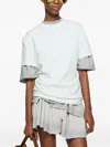 Acne Studios Logo-plaque T-shirt In White