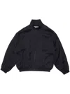 Acne Studios Logo-print Bomber Jacket In Blue