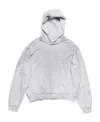 Acne Studios Melange Hoodie Logo Ci0159co R 92h In Gray