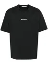 Acne Studios Logo T-shirt In Black