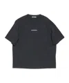 Acne Studios Logo-print Cotton T-shirt In Black