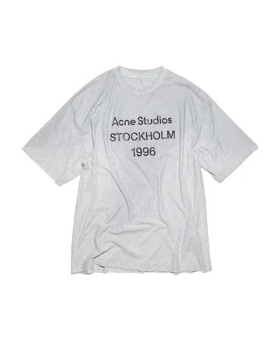 ACNE STUDIOS ACNE STUDIOS LOGO PRINTED CREWNECK T-SHIRT