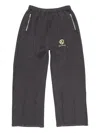 Acne Studios Logo-print Elasticated-waist Trousers In Gray