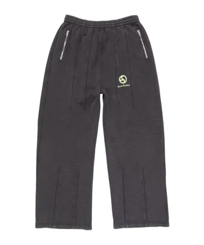 ACNE STUDIOS LOGO-PRINT ELASTICATED-WAIST TROUSERS
