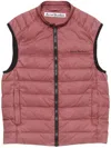 Acne Studios Logo-print Gilet In Red