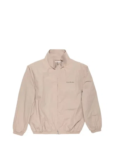 Acne Studios Long-sleeved Casual Jacket In Brown