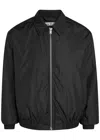Acne Studios Logo-print Nylon Jacket In Black