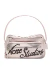 Acne Studios Logo-print Shoulder Bag In Pink
