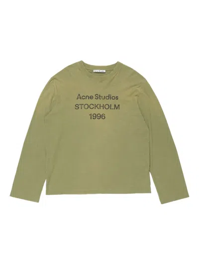Acne Studios T-shirt Mit Logo-print