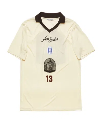 Acne Studios Logo-print T-shirt In White